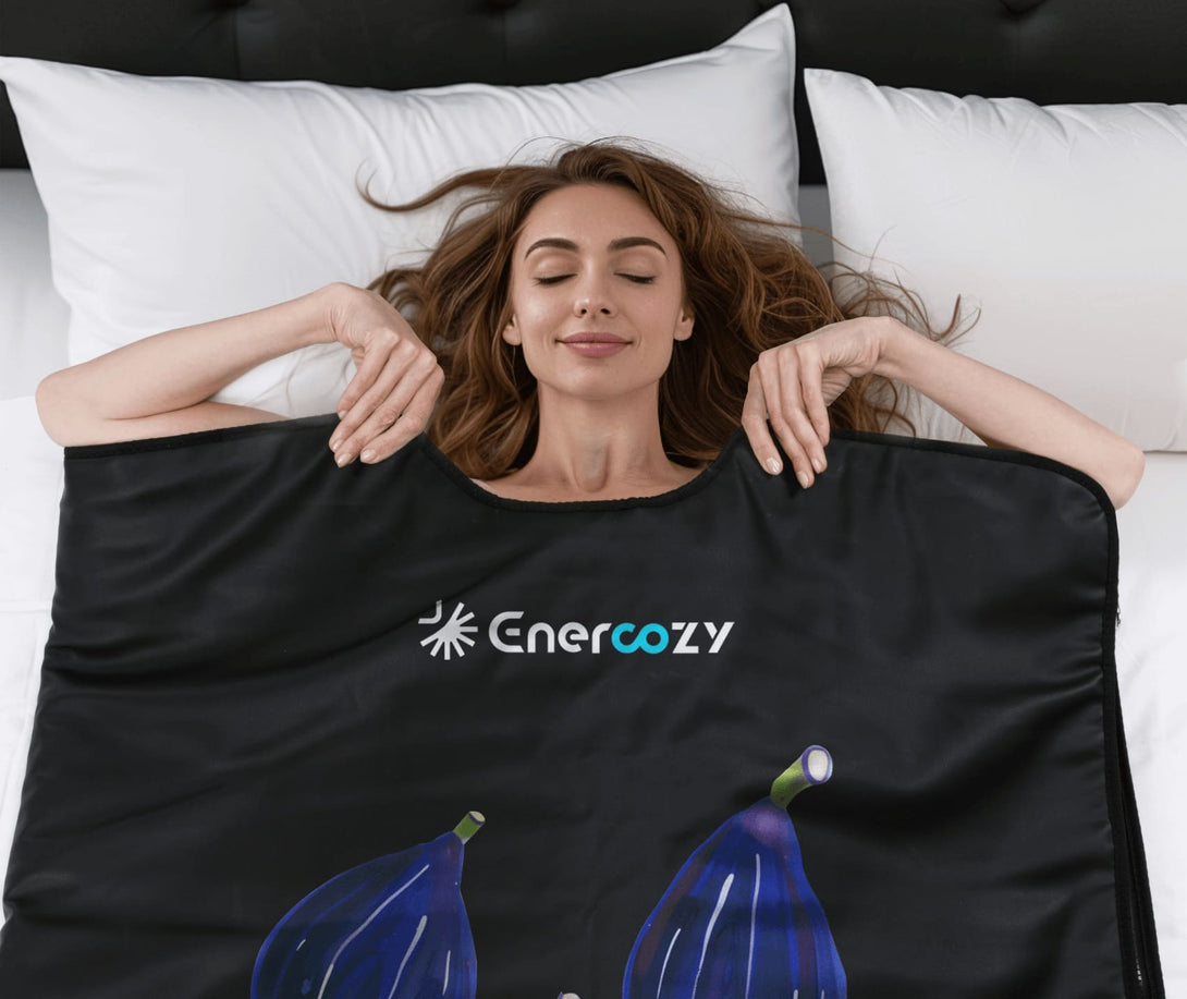 Enercozy 'Sweet Purple Illusion' Infrared Sauna Blanket: Experience calming heat and relaxation that inspire your aspirations and unlock boundless possibilities.